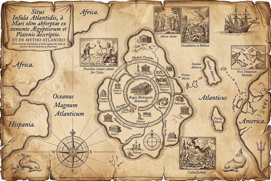 Mappa Atlantide